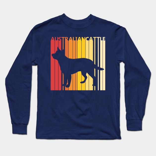 Vintage Australian Cattle Dog Long Sleeve T-Shirt by GWENT